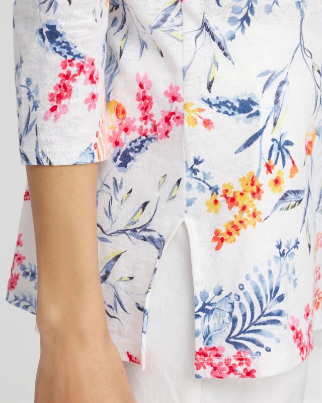 Linen Nautical Embellished Tunic - image 4